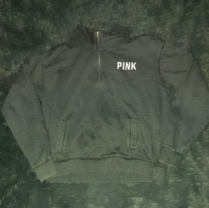 Pink Half Zip Hoodie